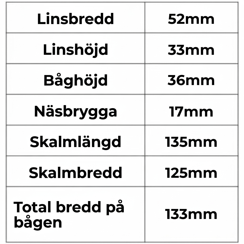 StarkSyn™ - Stabila läsglasögon med lätt båge och bifokala linser