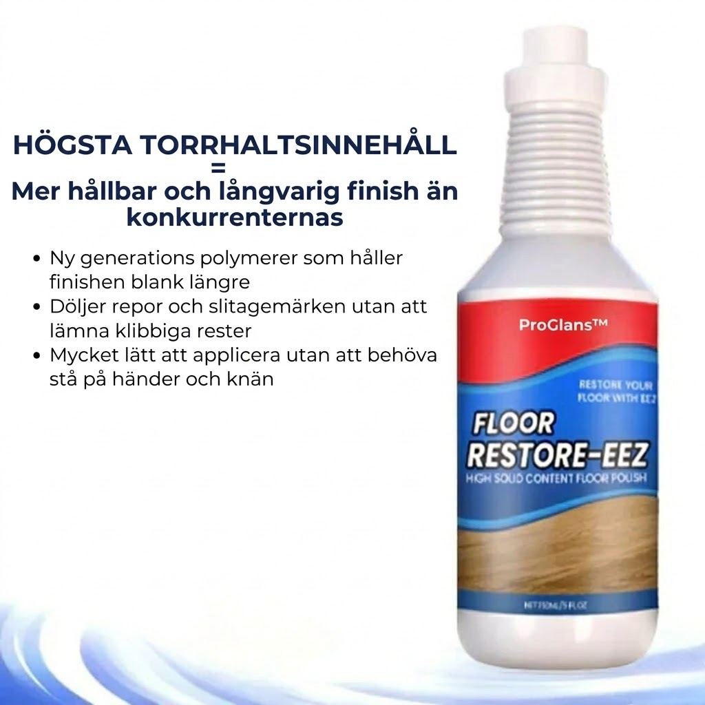 ProGlans™ – Golvförnyare & Skydd för Flera Ytor