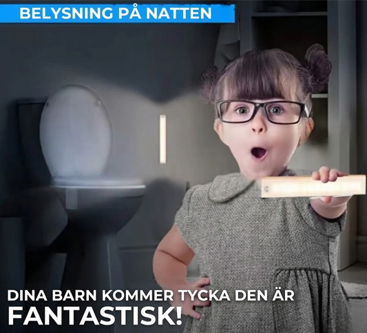 SensorLjus™ – LED Ljus med Rörelsesensor, Trådlös & Uppladdningsbar