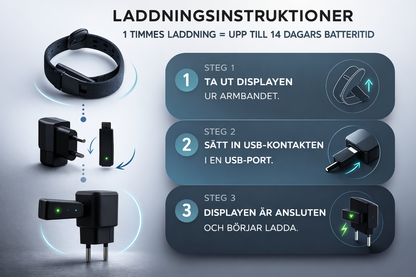 VibeVäck™ – Tyst Vibrationslarm för Lugnt Uppvaknande