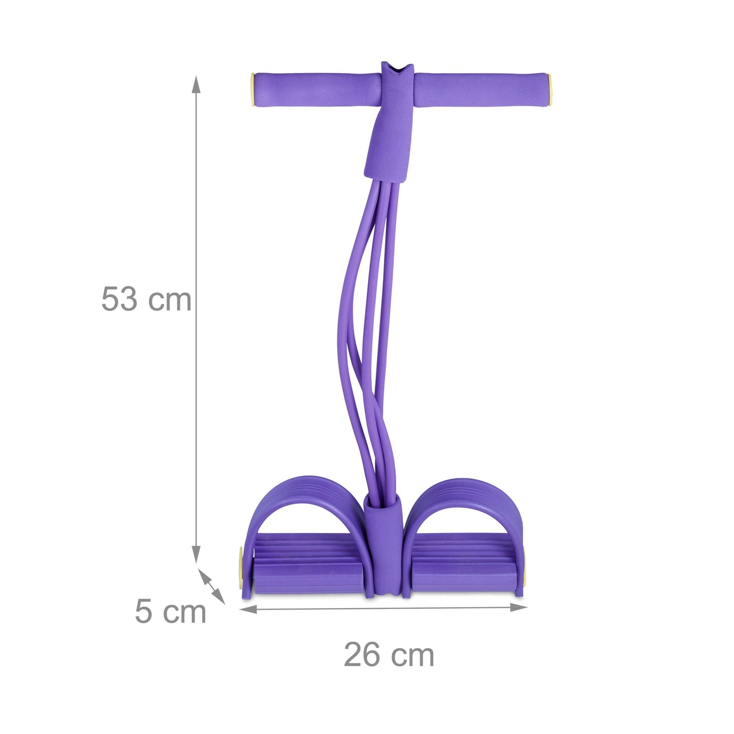 Multifunktionellt Träningsband – Motståndsband för Helkroppsträning med Fotpedal