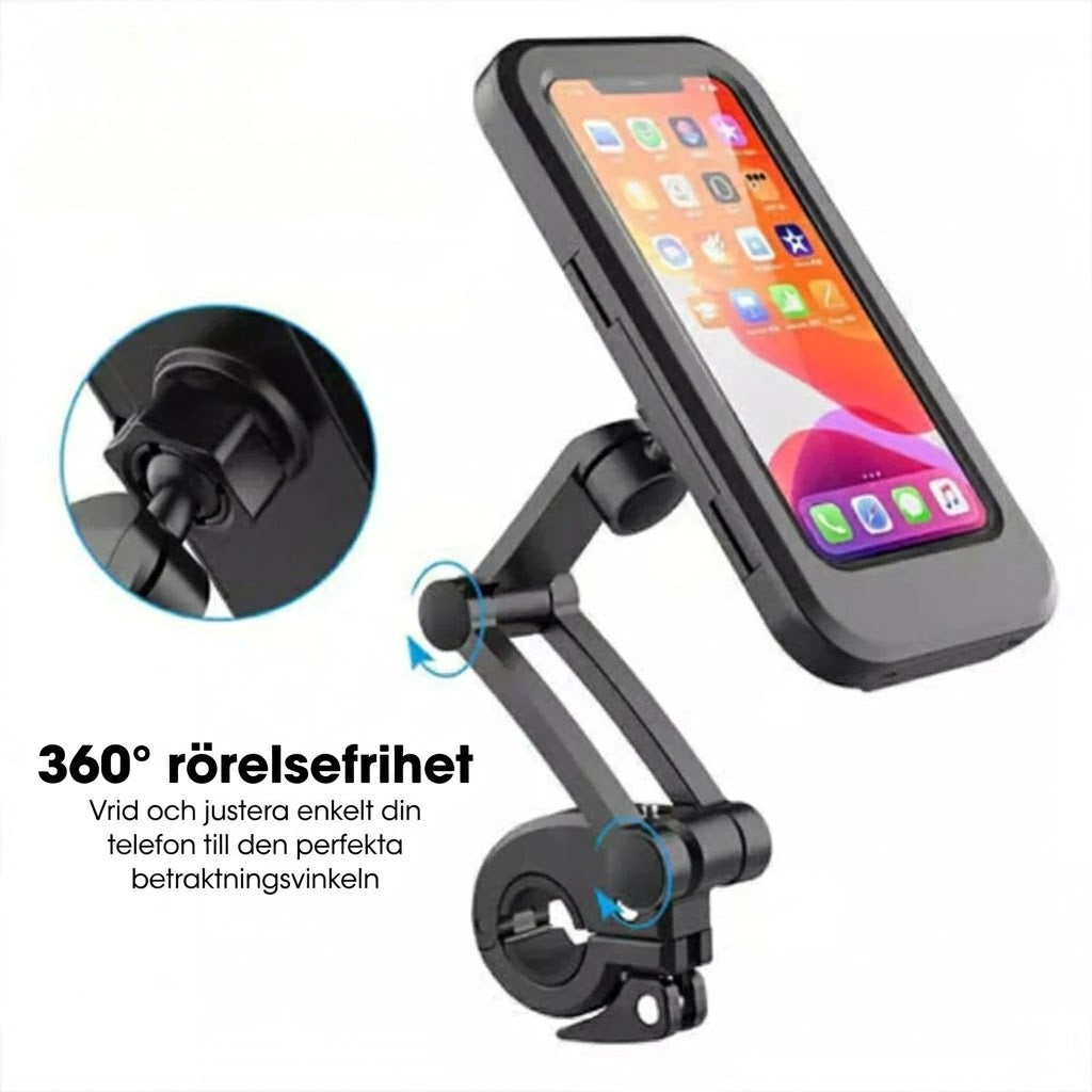 StabilGrip™ – 360° Roterbar & Stötsäker Mobilhållare