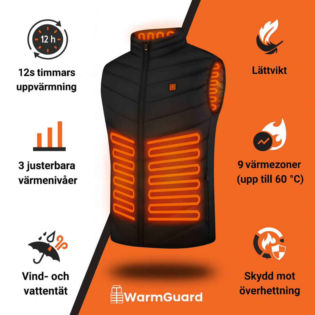 WarmGuard™ 2.0 Unisex-väst: Uppvärmd och vattentät