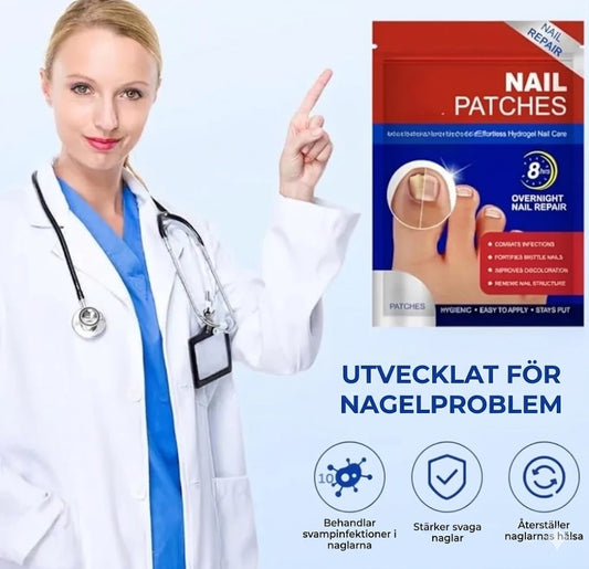NagelFix™ – Svampdödande Nagelplåster för Friskare Naglar