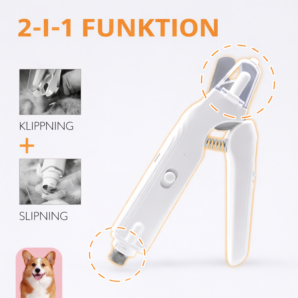 Klotrimmer med LED-ljus – Precisionstrimmer för Säker Klovård på Husdjur