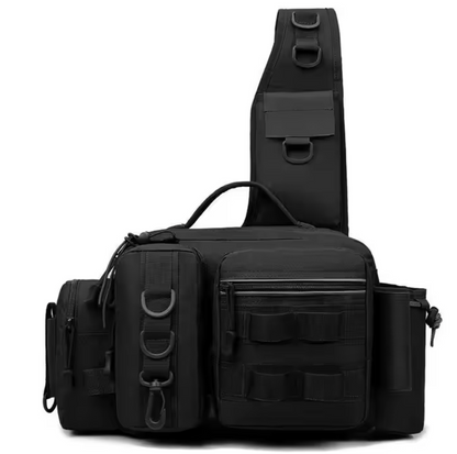 Kompakt Fiskeutrustningsväska – Bärbar Fisketaske för Fiskespön och Tillbehör