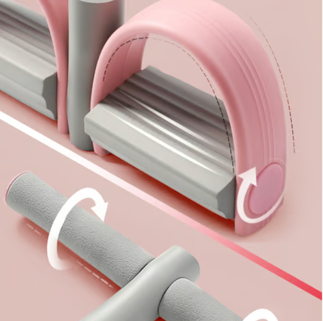 Multifunktionellt Träningsband – Motståndsband för Helkroppsträning med Fotpedal