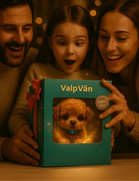 ValpVän™ | Bedårande och problemfritt realistiskt valpleksak