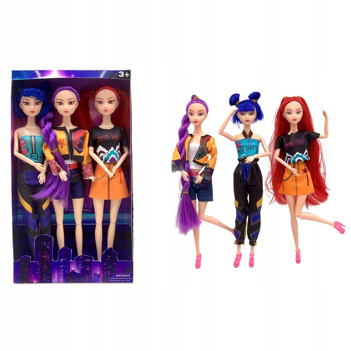 K-pop Hunter Edition leksaksdockor med musikfunktion