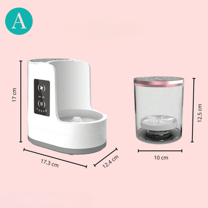 KlarHy Pro™ – Automatisk Sminkborstrengörare (Ren på 30 Sekunder)