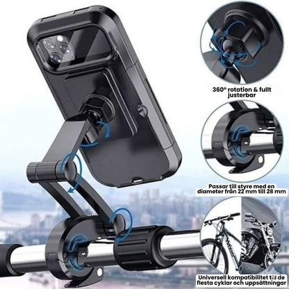 StabilGrip™ – 360° Roterbar & Stötsäker Mobilhållare