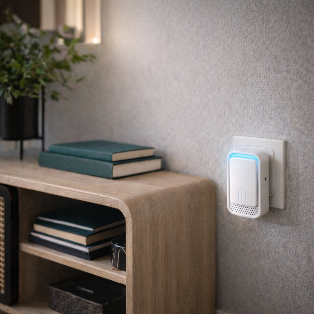 LuftRo™ – Kompakt luftjonisator för friskare luft i hemmet