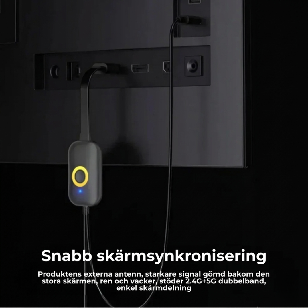 SpegelVän™ – Trådlös Skärmspegling till TV