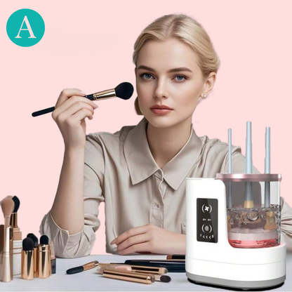 KlarHy Pro™ – Automatisk Sminkborstrengörare (Ren på 30 Sekunder)