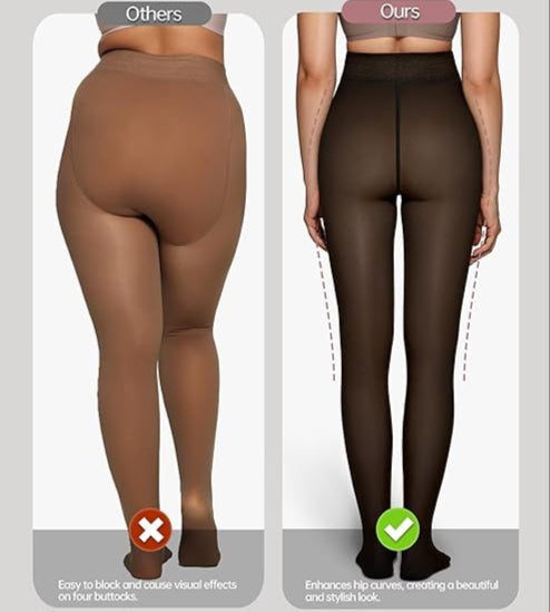 VinterHud™ – De Ultimata Fleece-fodrade Strumpbyxorna