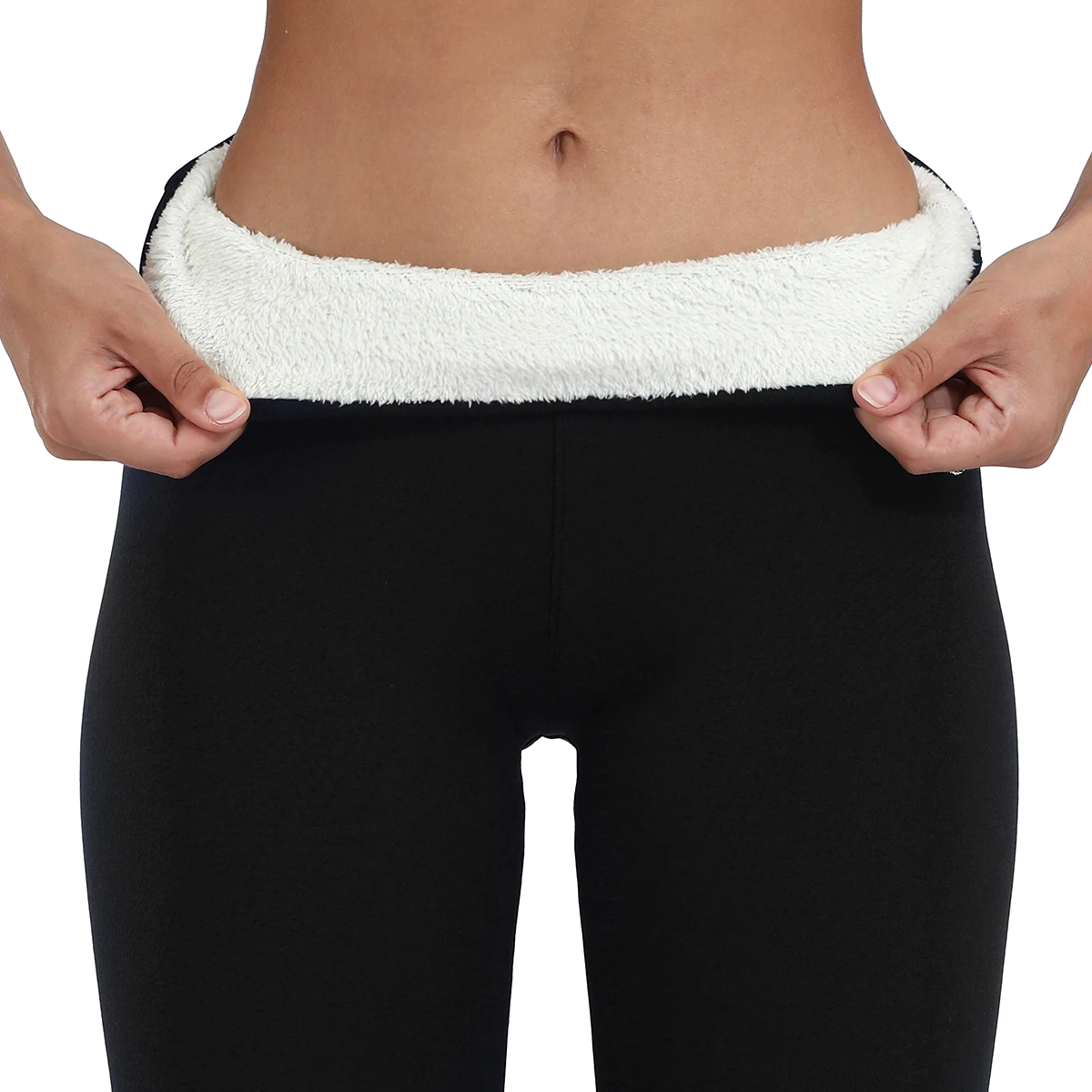 Eira – Varma fleeceleggings med hög midja