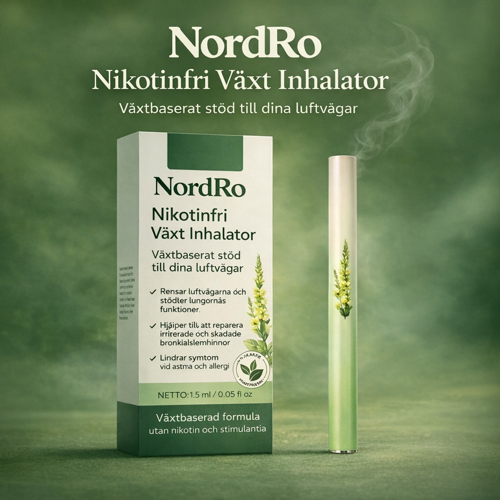 NordRo™ – Nikotinfri växtbaserad vape-inhalator