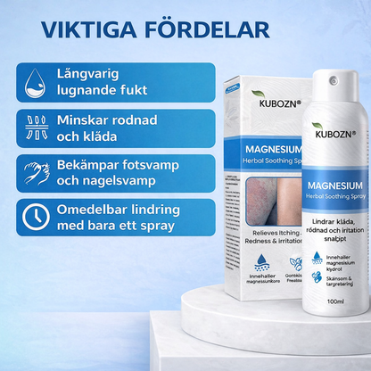 DermaLind™ – Magnesium hudreparerande spray för känslig och irriterad hud