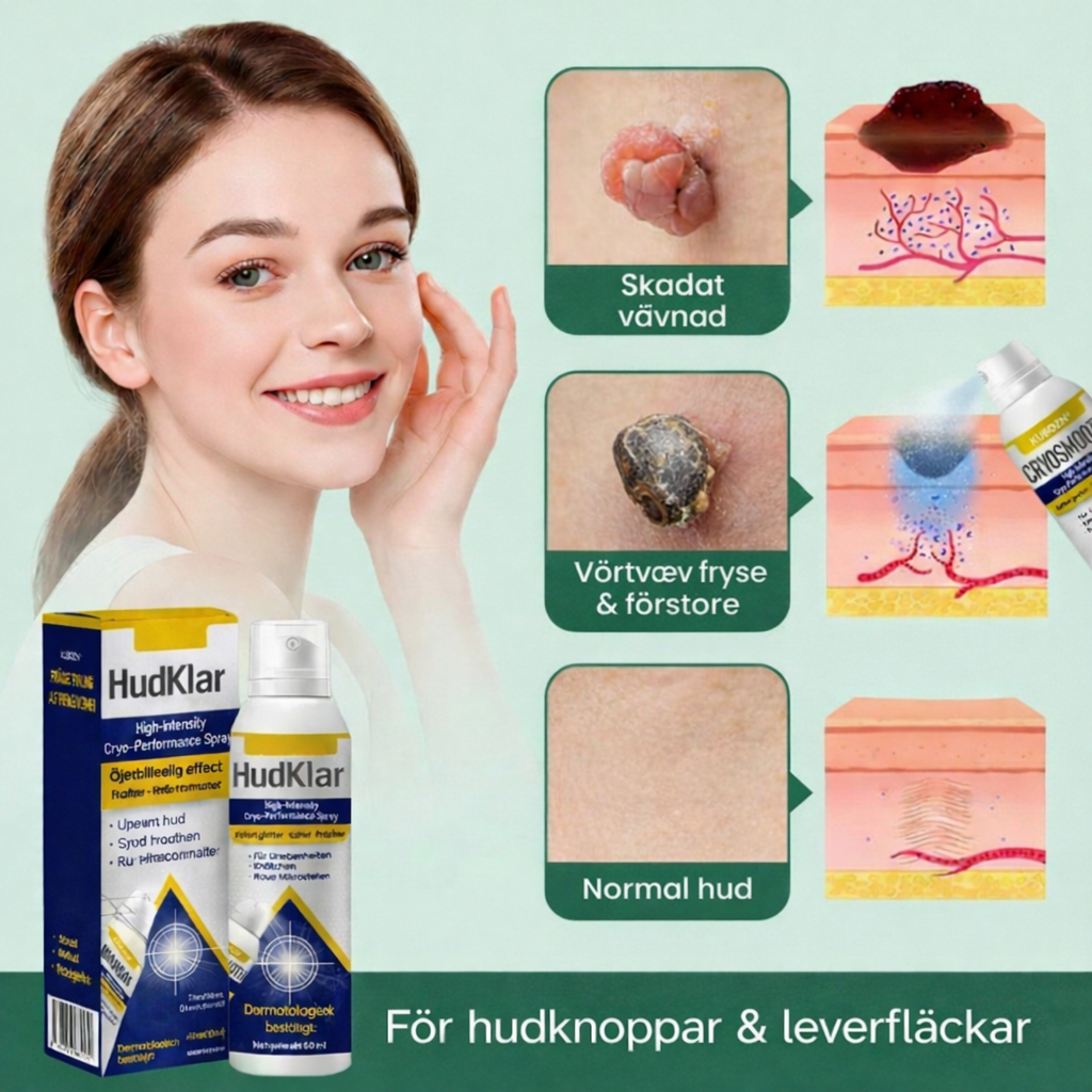 HudKlar™ ChillErase – Precisionskylande spray för slätare hud