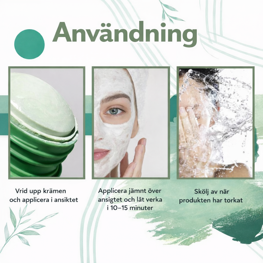 PureNord™ – Fast ansiktsrengöring med grönt te för djuprengöring av porer