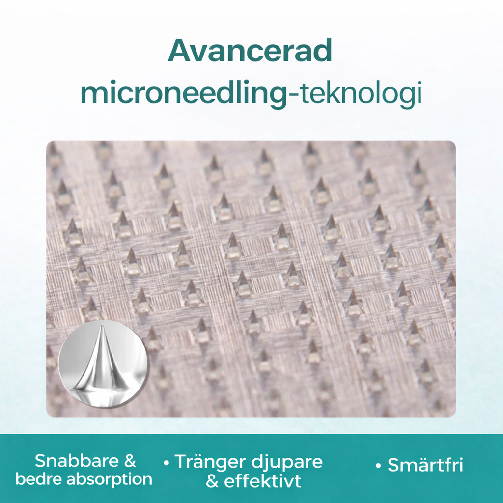 VenaLindra™ – Mikronålsplåster för stöd av vener och lindring av tunga ben