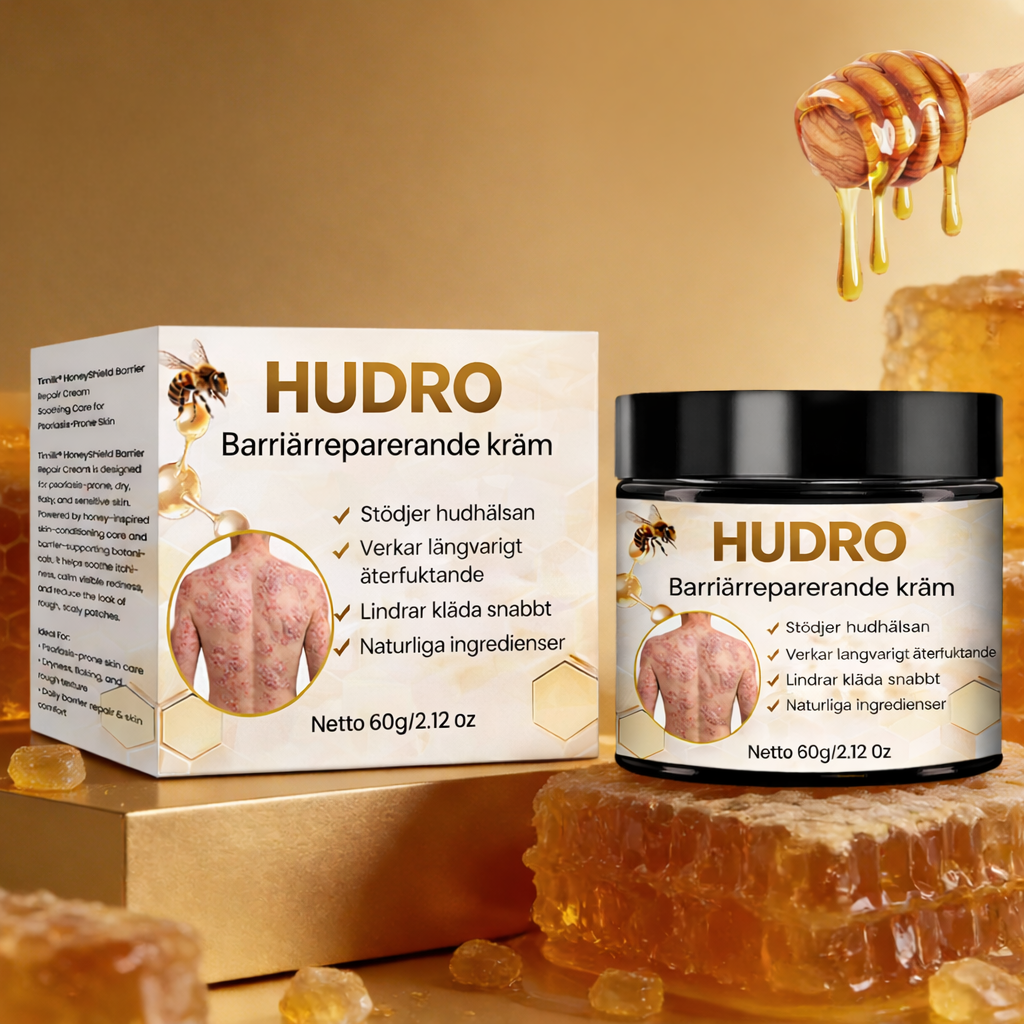 HudRo™ – Återuppbyggande Hudbarriärkräm för Torr och Känslig Hud