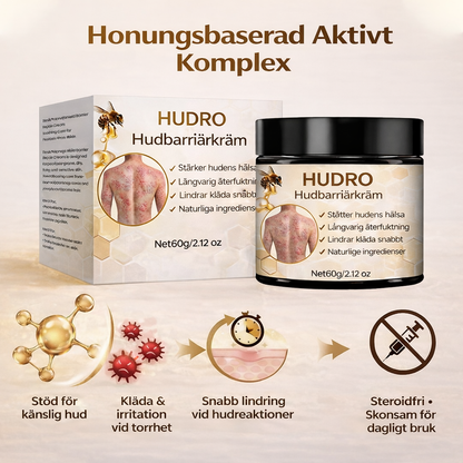 HudRo™ – Återuppbyggande Hudbarriärkräm för Torr och Känslig Hud