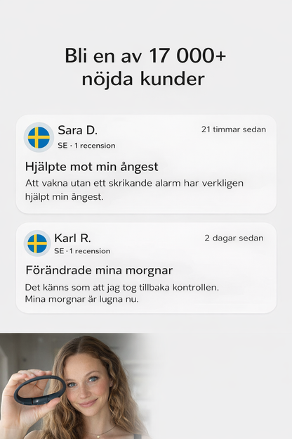 VibeVäck™ – Tyst Vibrationslarm för Lugnt Uppvaknande