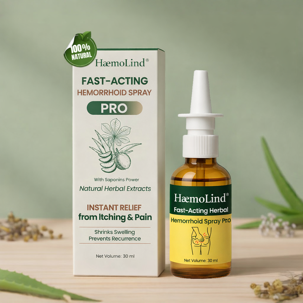HaemoLind™ – Snabbverkande, örtbaserad spray mot hemorrojder
