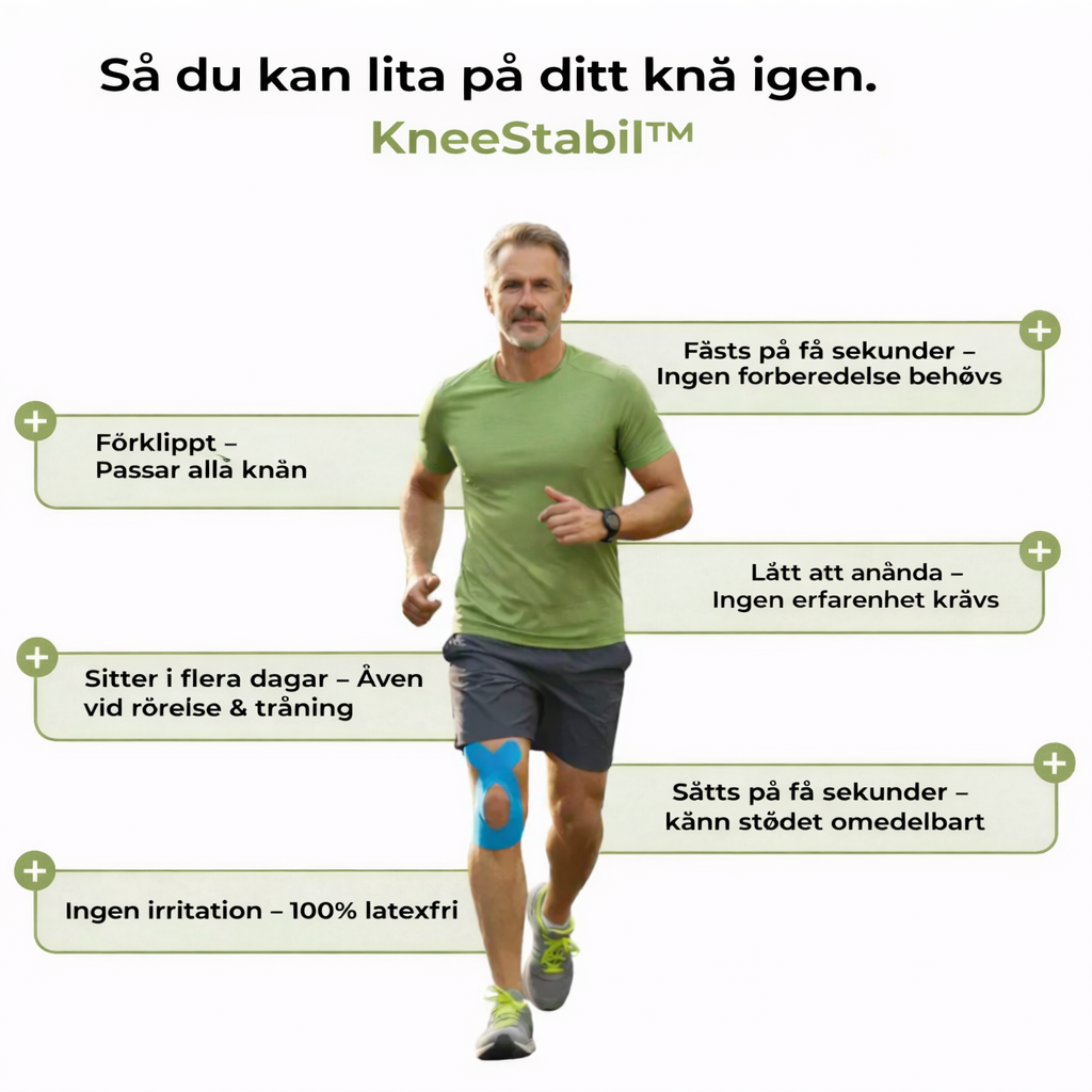 KneeStabil™ – Flexibelt knästöd för vardag och träning