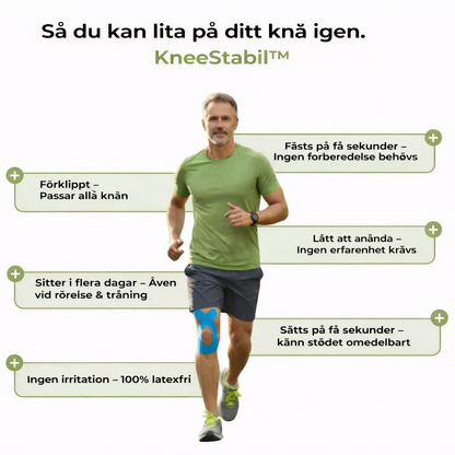 KneeStabil™ – Flexibelt knästöd för vardag och träning