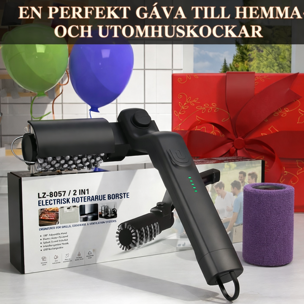 Kraftrensare™ – Trådlös elektrisk grillrensare