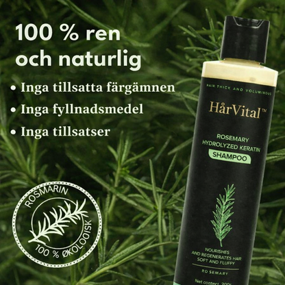 HårVital™ – Rosmarinschampo för Hårväxt och Hälsosam Hårbotten