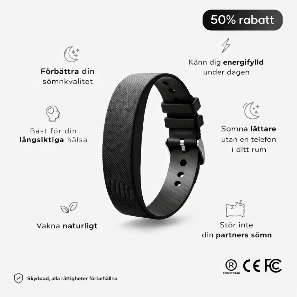 VibeVäck™ – Tyst Vibrationslarm för Lugnt Uppvaknande