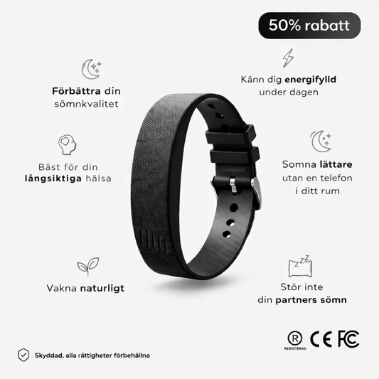 VibeVäck™ – Tyst Vibrationslarm för Lugnt Uppvaknande