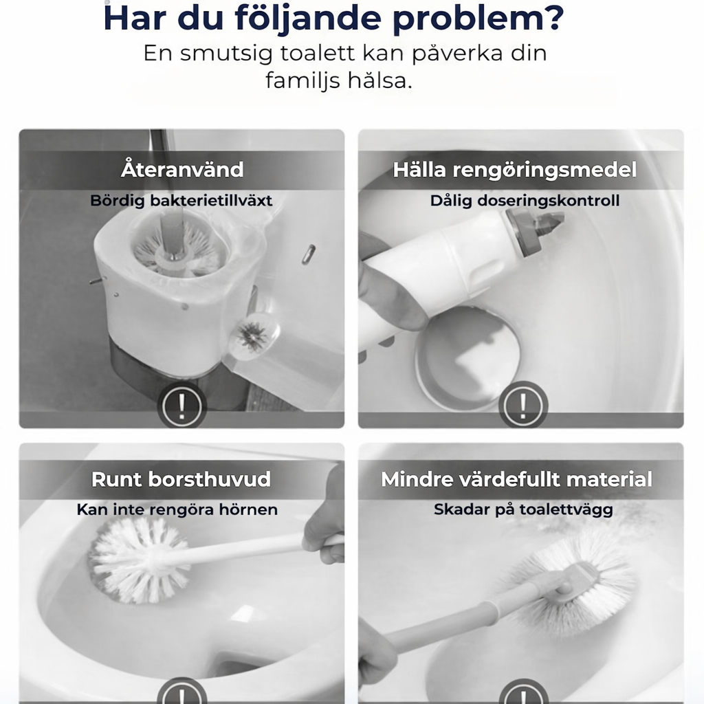 RenBorste™ – Hygienisk Toalettborste