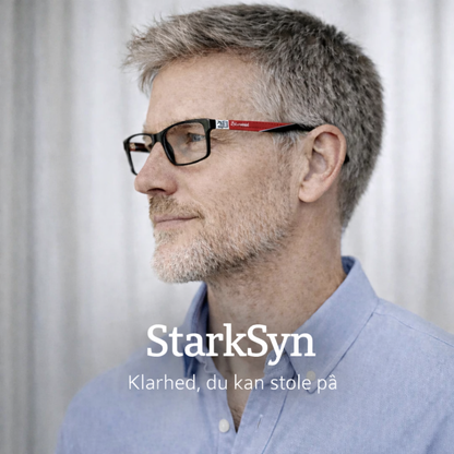 StarkSyn™ - Stabila läsglasögon med lätt båge och bifokala linser
