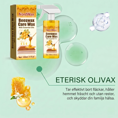 NordWax™ - Allt-i-ett bivaxspray för trävård