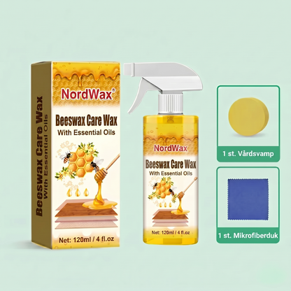 NordWax™ - Allt-i-ett bivaxspray för trävård