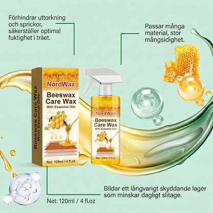 NordWax™ - Allt-i-ett bivaxspray för trävård