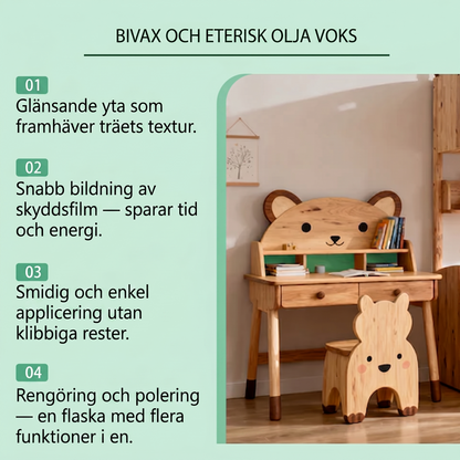 NordWax™ - Allt-i-ett bivaxspray för trävård