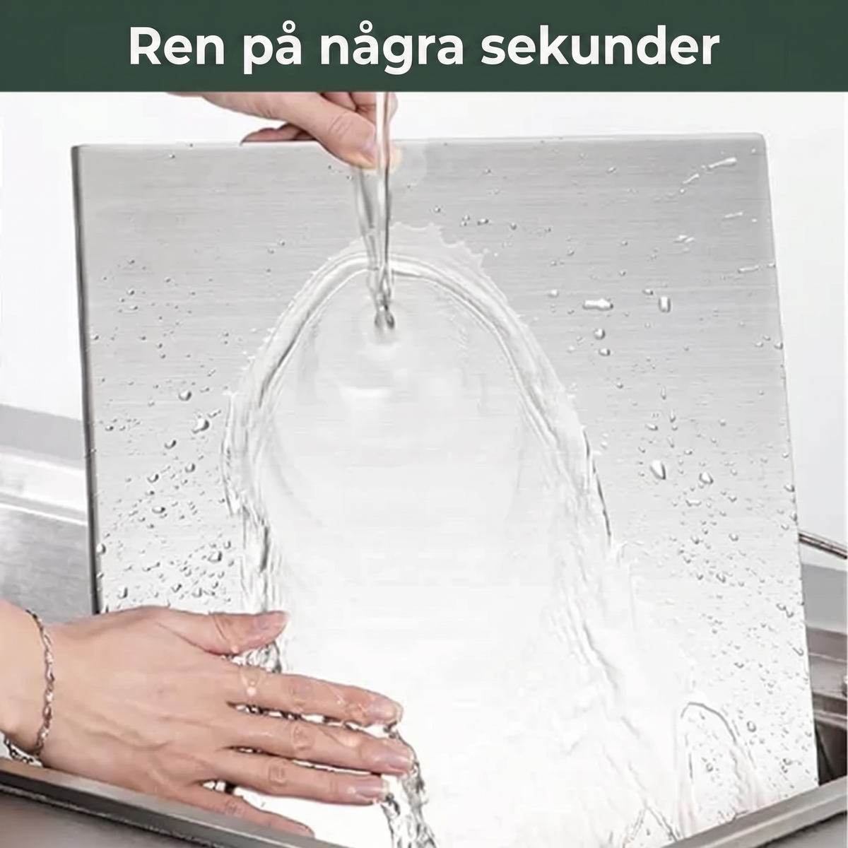 StålSkær™ – Premium skärbräda i livsmedelsgodkänt rostfritt stål