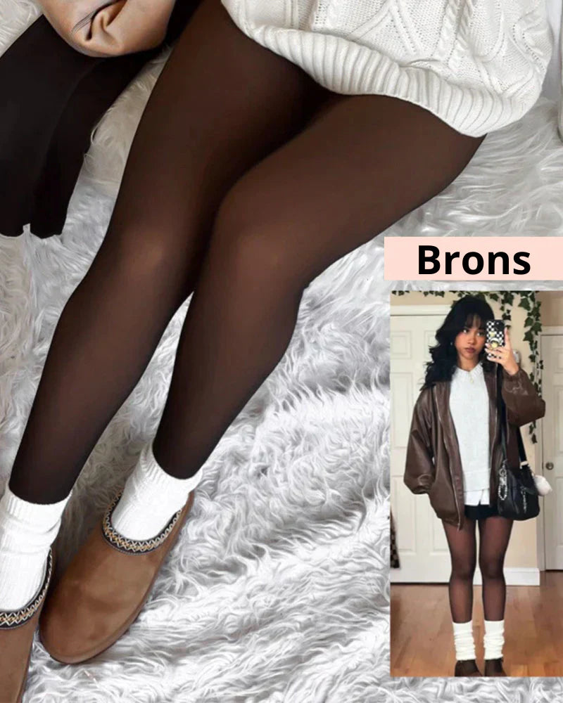 VinterHud™ – De Ultimata Fleece-fodrade Strumpbyxorna