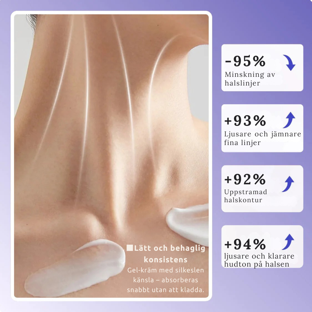 HalsLyft™ – Uppstramande Hals- & Dekolletagekräm
