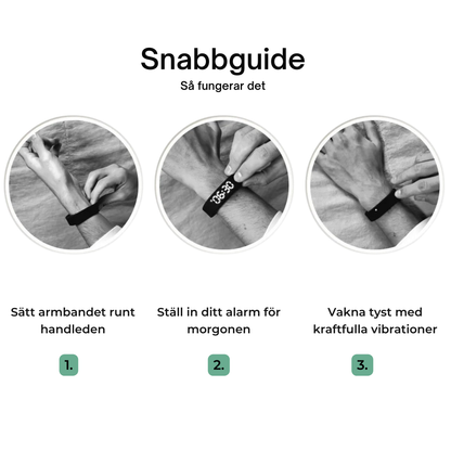 VibeVäck™ – Tyst Vibrationslarm för Lugnt Uppvaknande