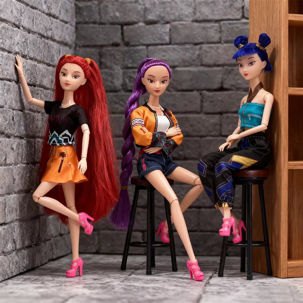 K-pop Hunter Edition leksaksdockor med musikfunktion