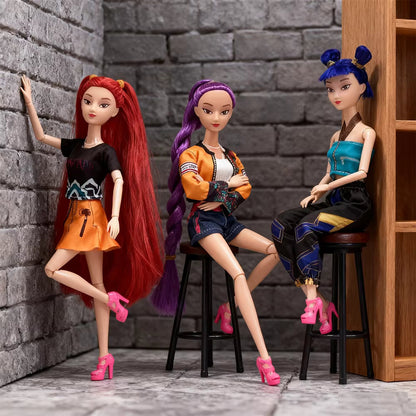 K-pop Hunter Edition leksaksdockor med musikfunktion