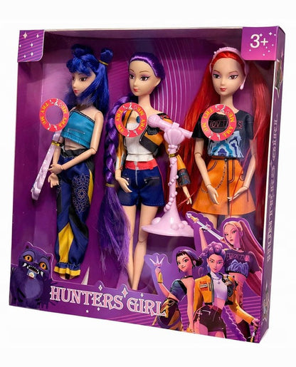 K-pop Hunter Edition leksaksdockor med musikfunktion