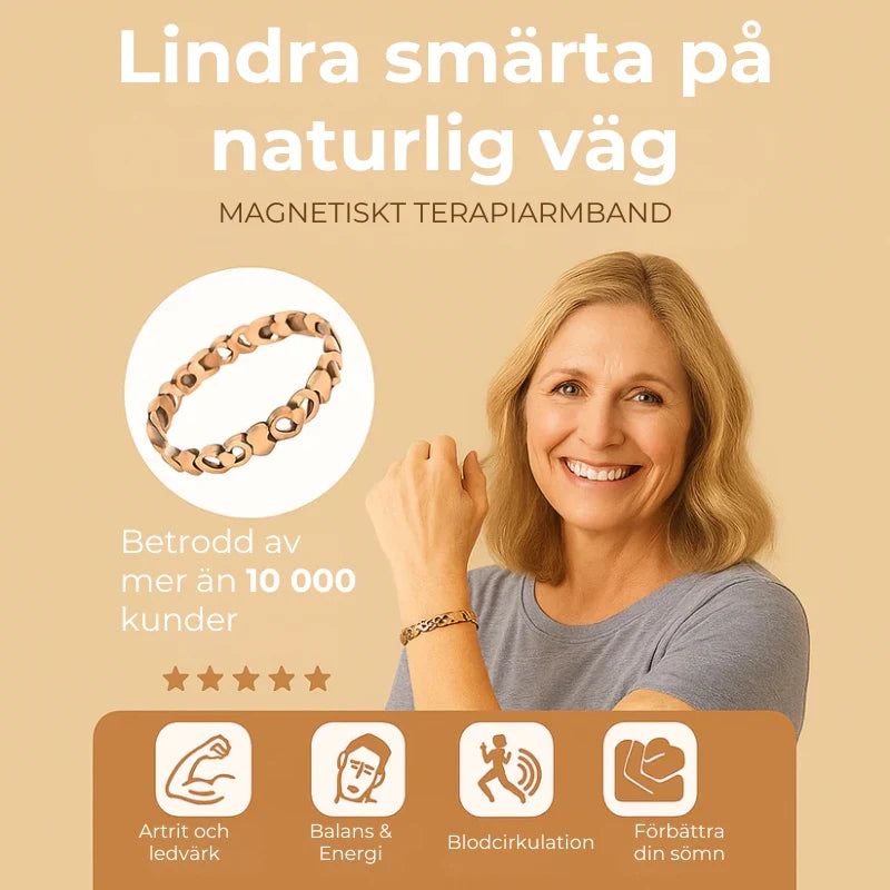 Liveria™ – Premium Magnetiskt Kopparterapiband