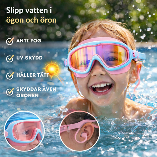AquaKlar™ – Anti-Imma & UV-Skydd med Integrerade Öronpluggar